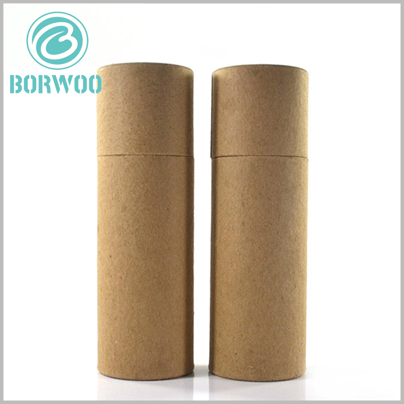10 ml essential oil kraft paper tube packaging without printing