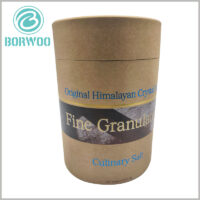 1000g culinary salt packaging tube boxes wholesale, the diameter of the tube packaging is 115mm, the height is 165mm