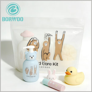 This 150ml clear zipper toiletry cosmetic pouch is TSA approved for travel, perfect for stowing travel-sized skincare, makeup and toiletries. The transparent design makes essentials easy to find, waterproof material prevents leaks, and the compact size fits in any carry-on, purse or backpack for stress-free airport security and on-the-go use.