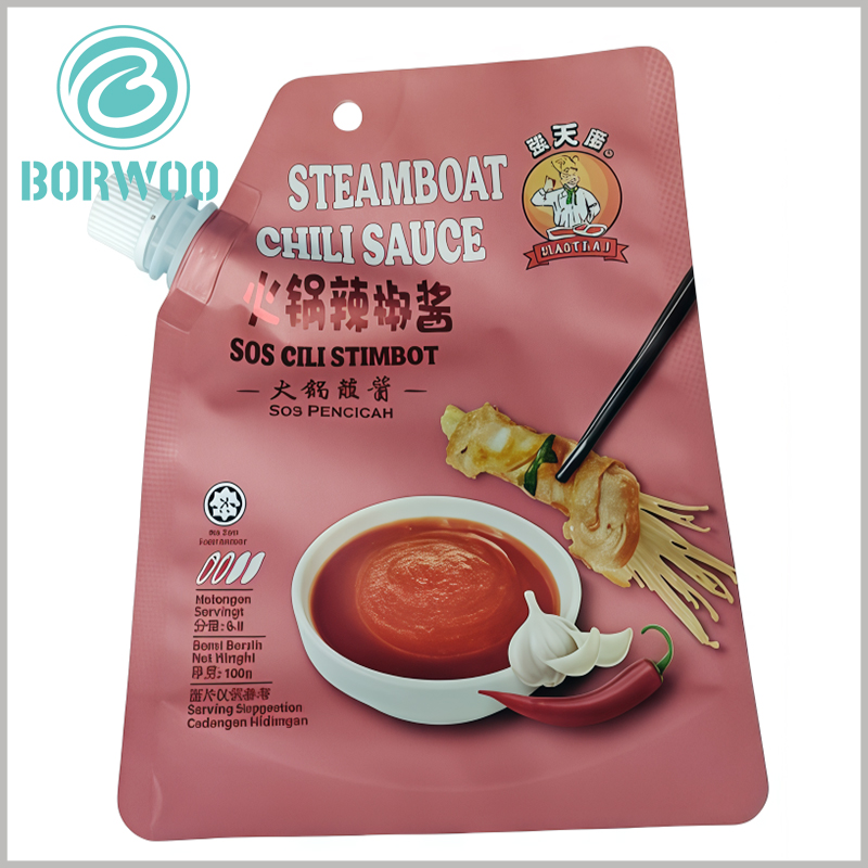 Asian Cuisine 160g Sweet Chili Sauce Pouch with Spout | Stand-Up Condiment Bag