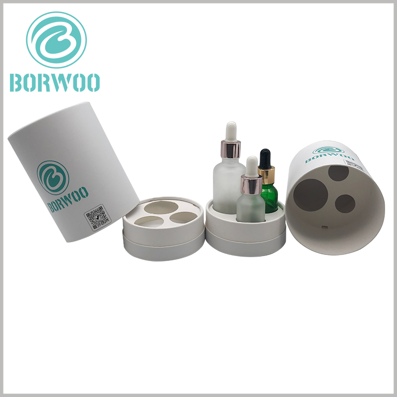 3-bottle Essential Oil Packaging Tubes with Paper Inserts wholesale, you can choose paper cards with different holes according to the diameter of the essential oil bottle.