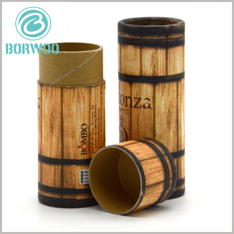 30 ml wooden motif essential oil tube boxes packaging
