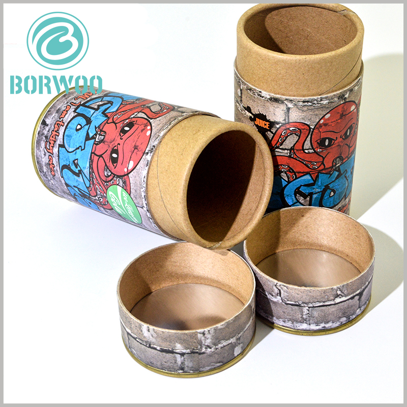 3D pringted kraft paper tube packaging boxes wholesale