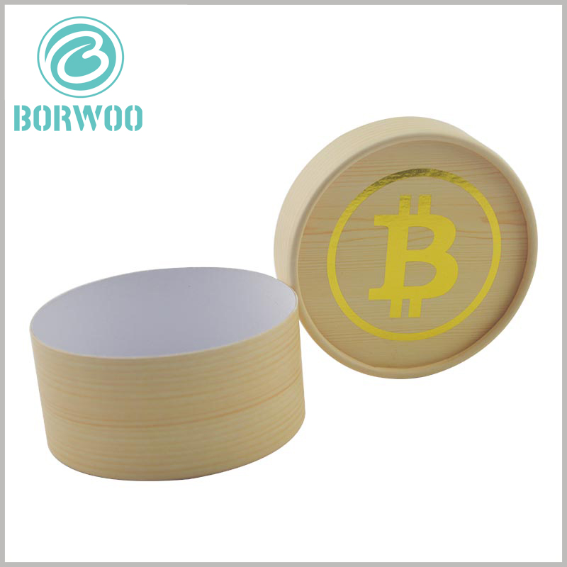 3D printing wood imitation tube packaging box wholesale