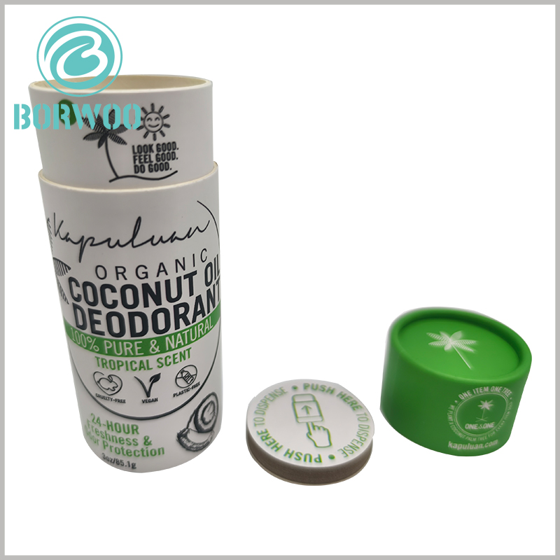 3Oz cardboard deodorant packaging with push up