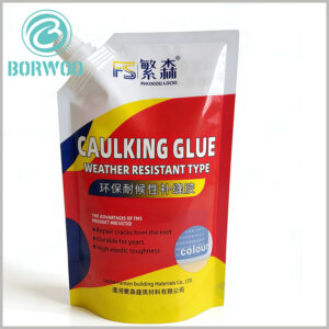 500g HDPE Reusable Spout Pouch Leakproof for Construction Caulk