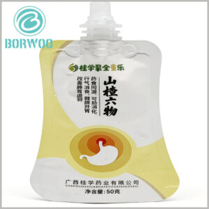 50g Wholesale Eco-Friendly Food Grade Spout Pouch | Resealable Freshness Protection