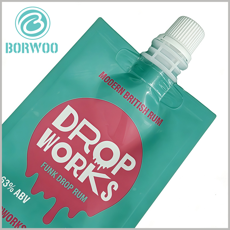 TSA-Compliant 50ml Rum Runner Pouches with spout | Discreet Travel Liquor Bags