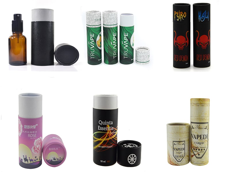 6 styles creative essential oil paper tube packaging boxes,Creative product packaging will help brand promotion and reduce promotion costs