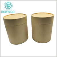6.5 inch diameter kraft cardboard tube packgaing custom. You can print content on the kraft cardboard tube to enhance the promotion of products and brands