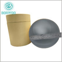 6.5 inch diameter kraft cardboard tube packgaing wholesale. We can provide you with strong and large size food grade tube packaging