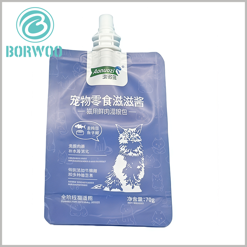 Wholesale 70g Spout Pouch: Stand-Up Design for Pet Wet Food & Sauces