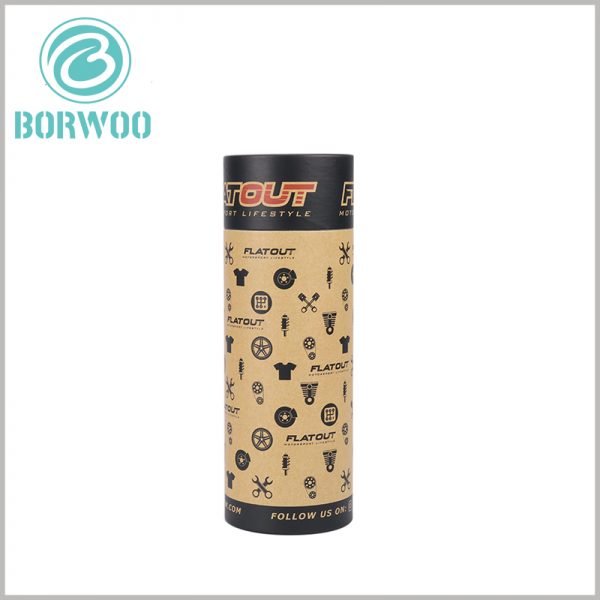Abstract design of small paper tube boxes packaging.Determine the style of the custom package according to the product