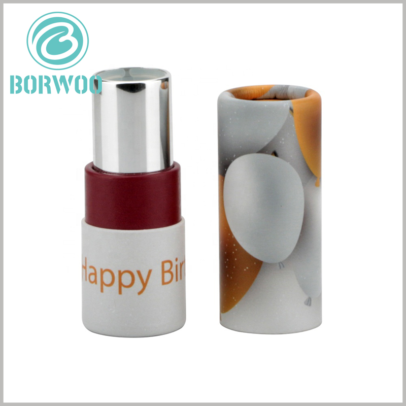 Attractive empty paper tubes lipstick packaging boxes wholesale.New and creative, it is made with very high end materials