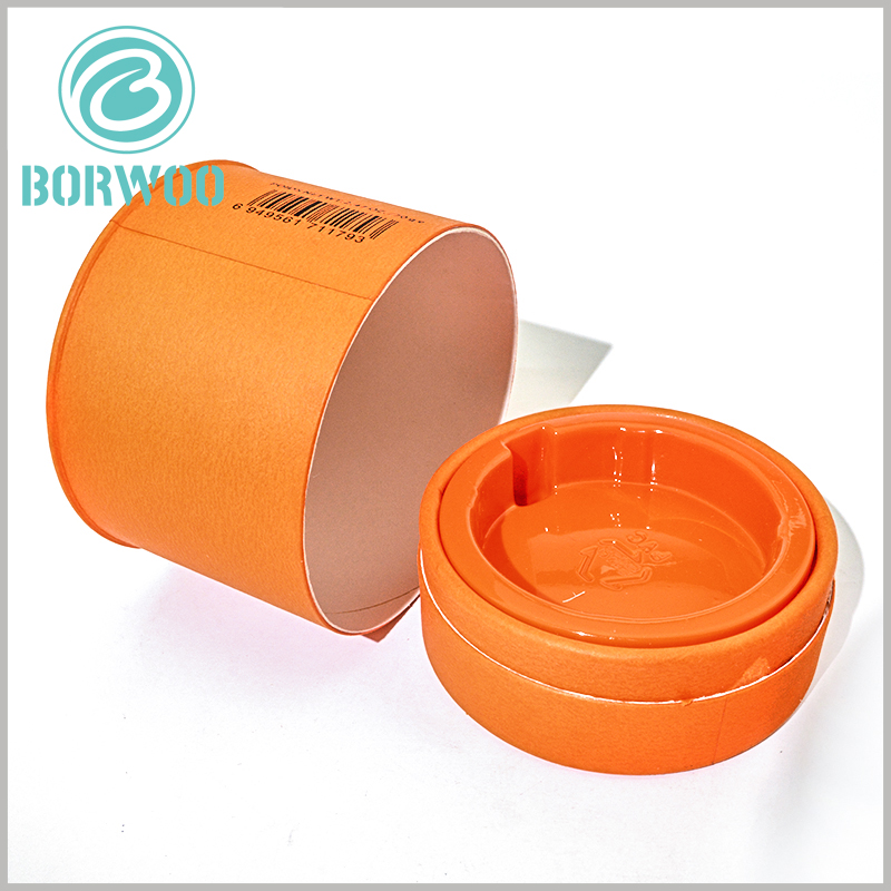 Baby skin care oil round cardboard boxes packaging