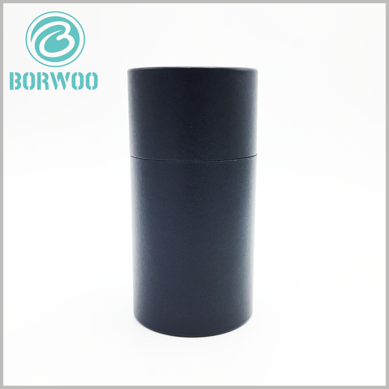 Biodegradable black cardboard tubes packaging boxes with lids wholesale.Determine the diameter and height of the paper tube based on the product.