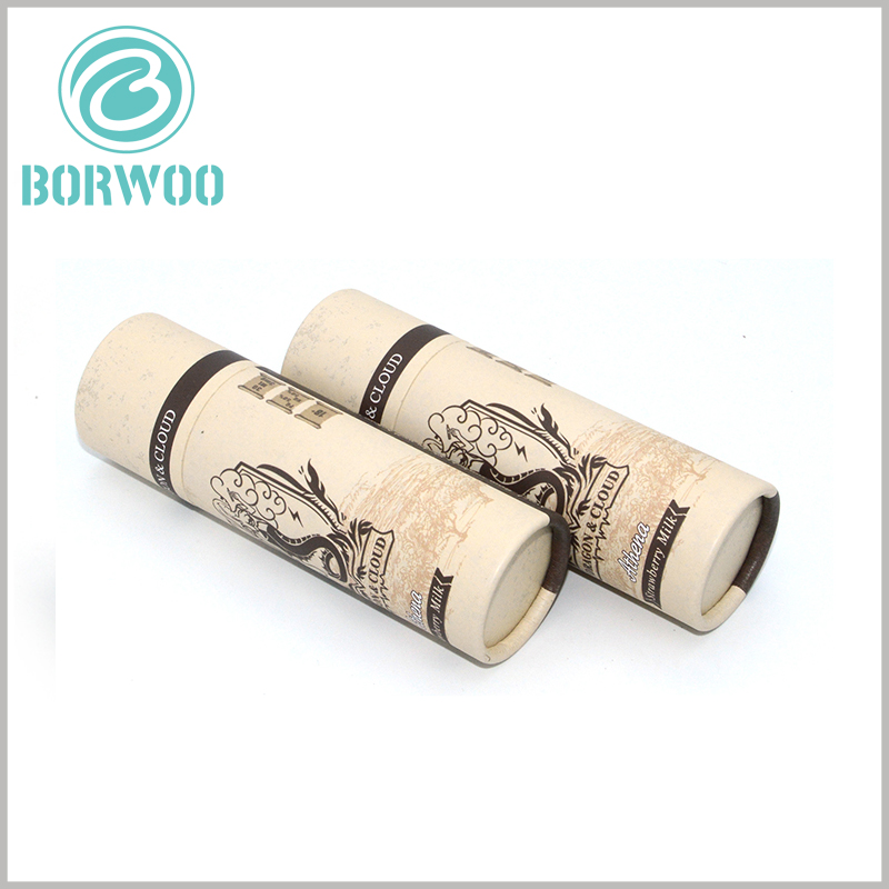 Biodegradable cardboard food tube packaging boxes.Custom Biodegradable boxes with paper lids