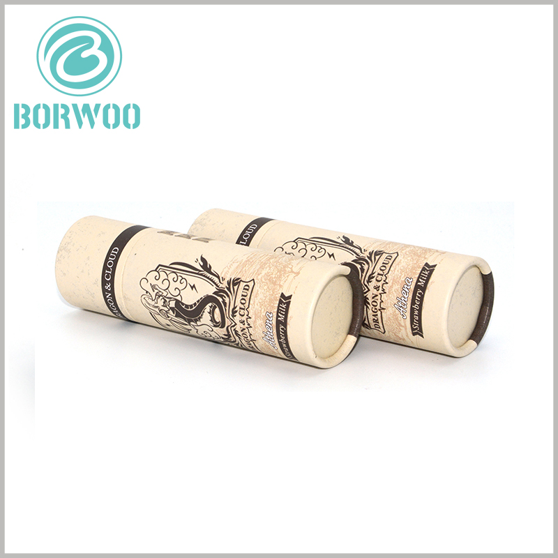 Biodegradable cardboard tube packaging wholesale.Custom Biodegradable cardboard tube packaging boxes with paper lids