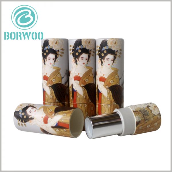 Biodegradable empty paper lipstick tube packaging boxes.The packaging complies with the relevant regulations of environmental protection, so that the product can be applied to any place.