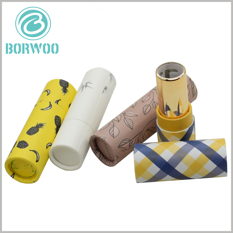 Biodegradable empty paper lipstick tubes packaging custom.Choose the best style for your lipstick
