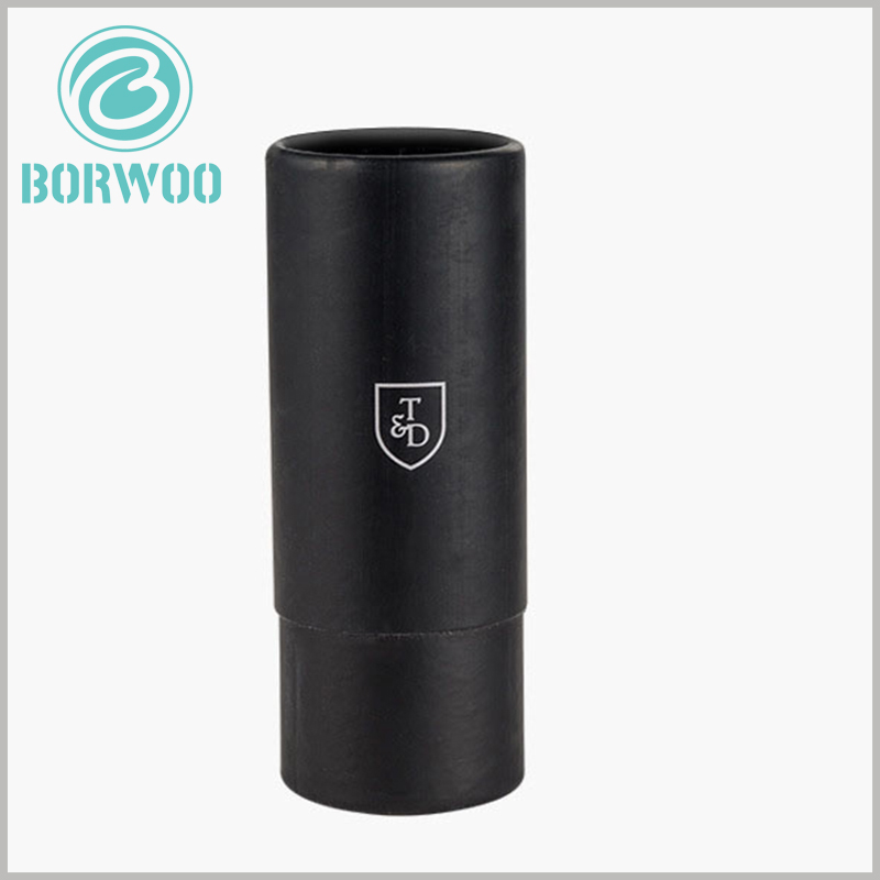 Black cardboard cosmetic tube packaging box