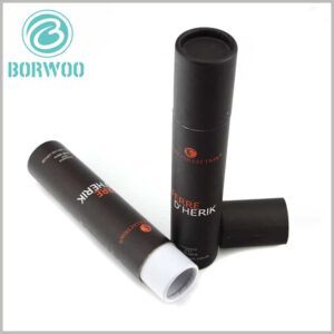 Black cardboard tubes packaging boxes wholesale