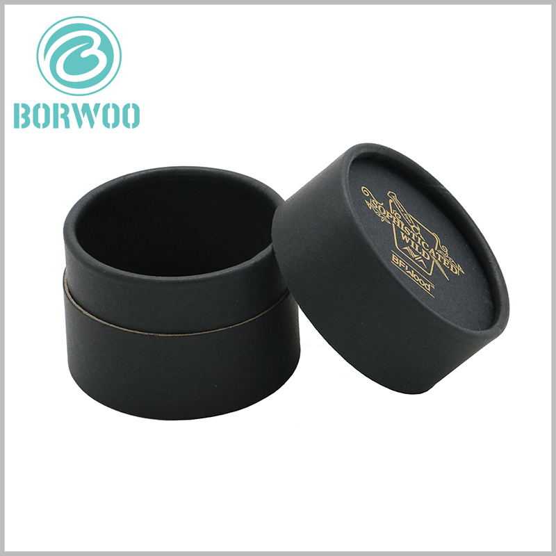 Black paper tube packaging for food.Black cardboard tube boxes with logo wholesale,high quality custom packaging for Chinese manufacturer