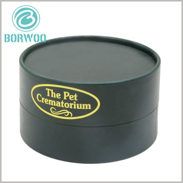 Black round cardboard tube packaging boxes custom.Black is a good color theme as there can be a lot of choices for compressing paper on the surface, like chrome paper, leather paper, mat paper and touching paper, etc