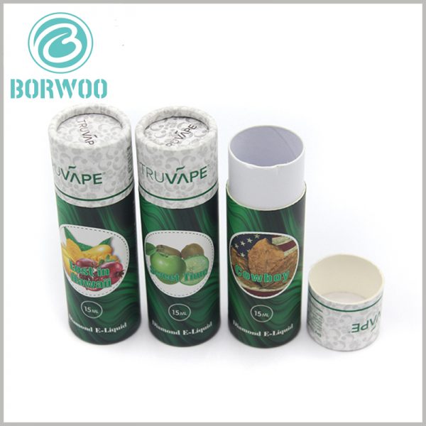 Bottle-green round tube cardboard boxes for essential oil packaging