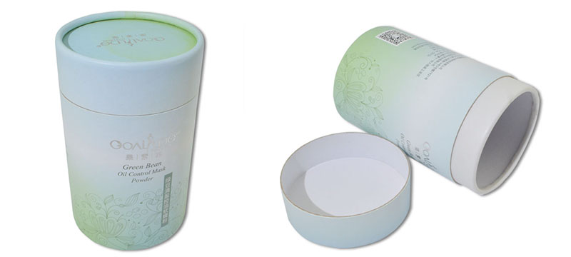 custom CMYK printed large cardboard round tube packaging boxes for skin care boxes