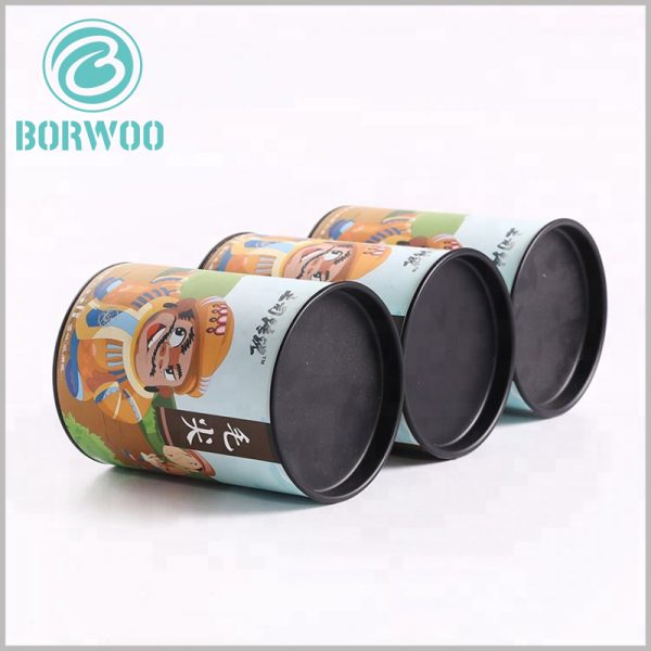 Cardboard Paper Tube Packaging with lids wholesale.Wholesale high quality hard Cardboard Paper Tube Packaging with lids for tea