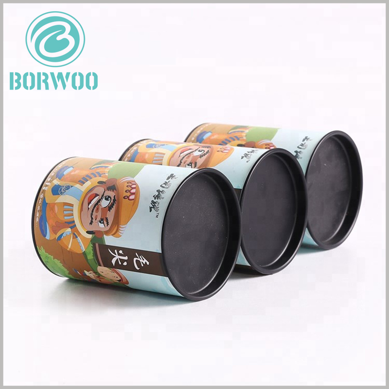 Custom Printed Paper Tube Hard Heavy Duty Cardboard Tubes for Tea Cardboard  Tubes with Lids