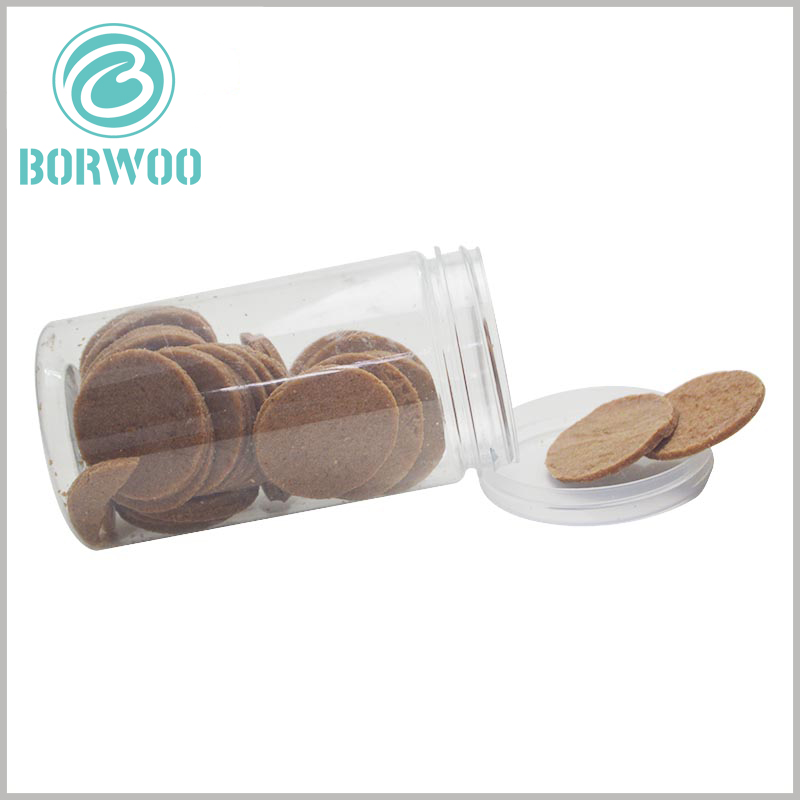 Clear hard plastic tube packaging box for hawthorn tablets Tube