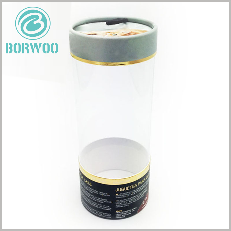 Clear plastic Round boxes packaging