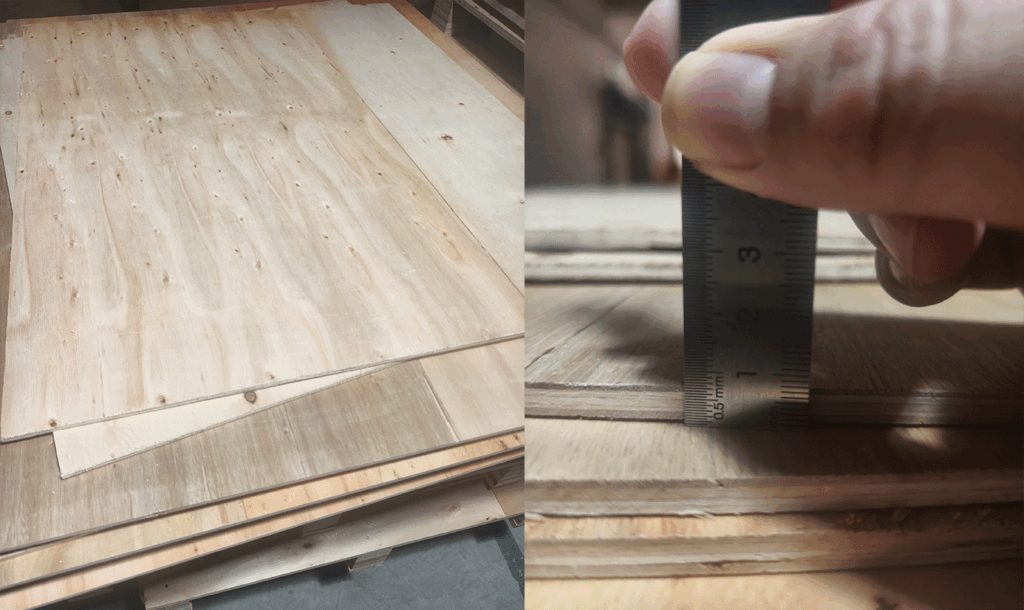 Composite wood board