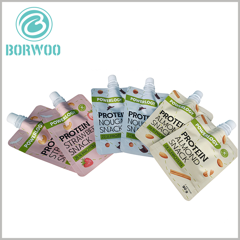 90g stand up pouch with spout – Premium barrier material preserves freshness, ideal for nutritional supplements & baby food.