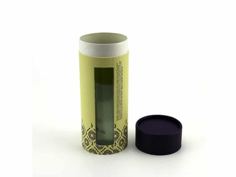 Creative cardboard Cosmetic Tube Packaging with windows