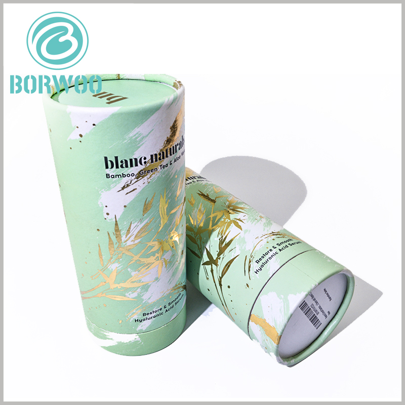 Cosmetic paper tube box packaging