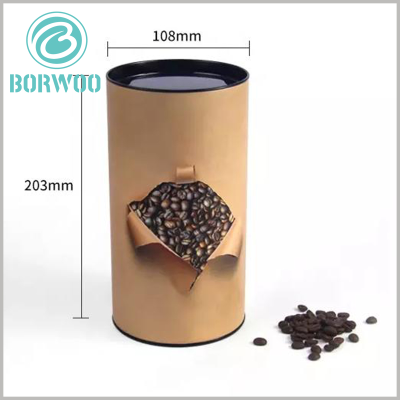 Creative Coffee food tube packaging with metal cap