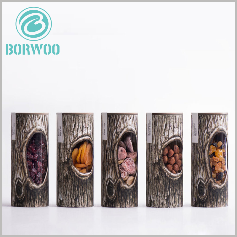 Creative Imitation wood round tube packaging