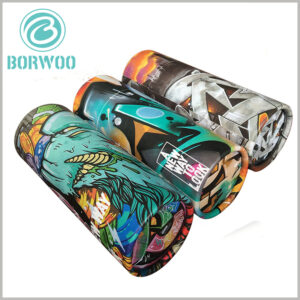 Creative cardboard round packaging for toys boxes.The design is quite colorful as such style will stimulate interests of kids and with cartoon persons on it they will love it.