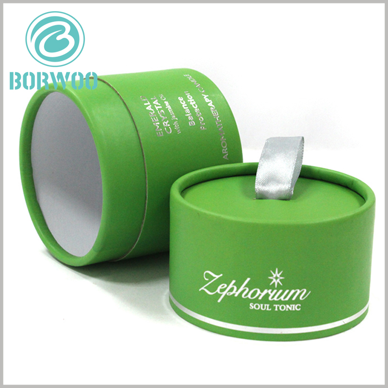 Creative cardboard round tube boxes for jasmine oil