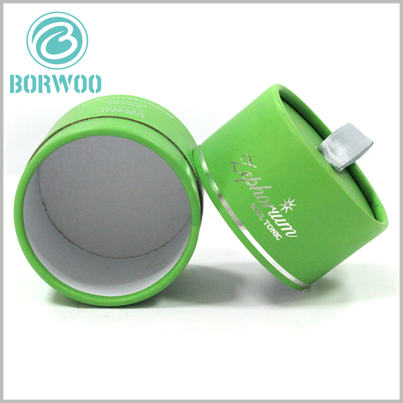Creative cardboard round tube boxes packaging for jasmine oil