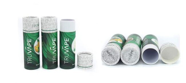 Creative cardboard tube packaging for essential oil Creative small cardboard 3D printing tube packaging for essential oil