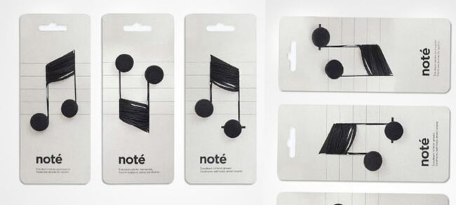 Creative earplug packaging card