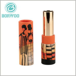 Creative empty lipstick tubes packaging wholesale.with carefully designed patterns with elements of cartoon character