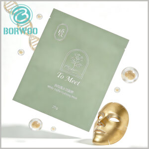 Custom 3-Side Seal Face Mask Pouch with Full-Color Printing – Brand Your Skincare Line with Professional, Eye-Catching Packaging.