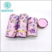 Custom Biodegradable cardboard tube packaging for cosmetic.
