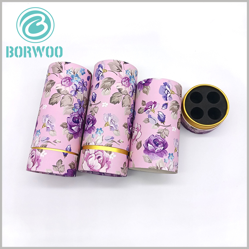 Custom Biodegradable tube packaging for cosmetic boxes.