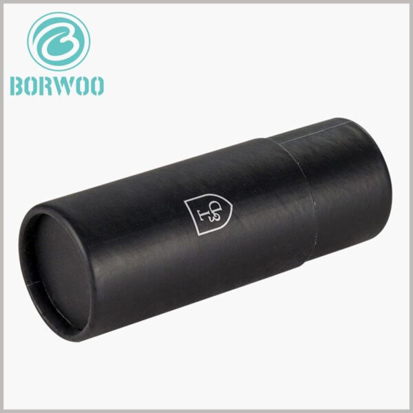 Custom Black cardboard cosmetic tube packaging box